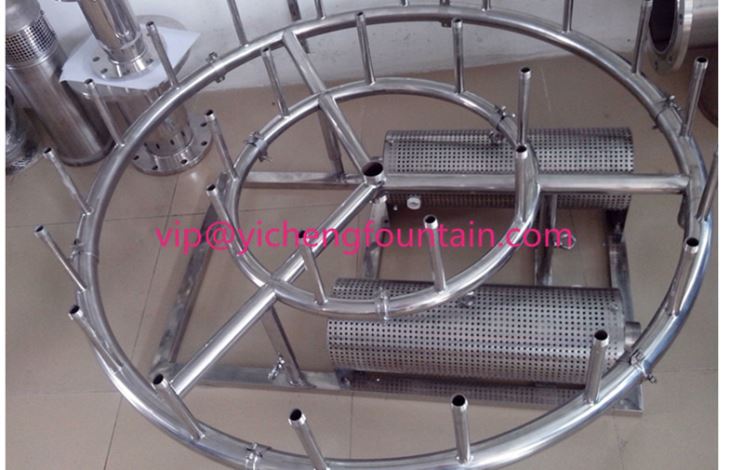 water fountain pipe frames